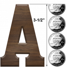 3-1/2 Inch Roman Letters