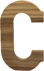8 Inch Letter C