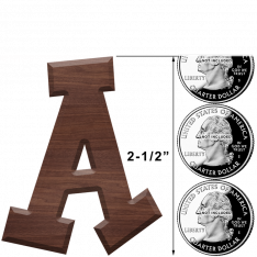 2-1/2 Inch Fiesta Letters
