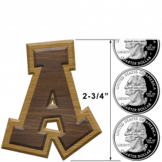 2-3/4 Inch Fiesta Letters