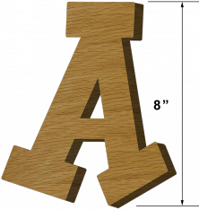 8 Inch Fiesta Letters