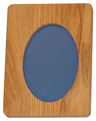 701-Oval Oak Frame