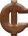 1/2 Inch Mini Wood Letter CENT