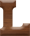 1/2 Inch Mini Wood Letter L