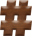 1/2 Inch Mini Wood Letter Number/Pound