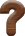 1/2 Inch Mini Wood Letter Question