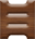 1/2 Inch Mini Wood Letter XI