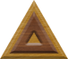 7/8 Inch Ex-Small Double Raised Wood Letter DELTA