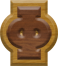 7/8 Inch Ex-Small Double Raised Wood Letter PHI