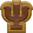 7/8 Inch Ex-Small Double Raised Wood Letter PSI
