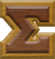 7/8 Inch Ex-Small Double Raised Wood Letter SIGMA
