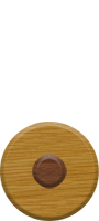 1-1/4 Inch Small Double Raised Wood Letter PERIOD