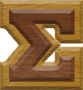 1-1/4 Inch Small Double Raised Wood Letter SIGMA