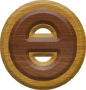1-1/4 Inch Small Double Raised Wood Letter THETA
