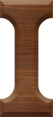1-5/8 Inch Medium Wood Letter I - IOTA