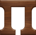 1-5/8 Inch Medium Wood Letter PI