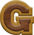 1-7/8 Inch Medium Double Raised Wood Letter G