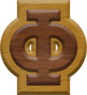 1-7/8 Inch Medium Double Raised Wood Letter PHI