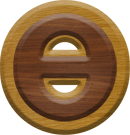 1-7/8 Inch Medium Double Raised Wood Letter THETA