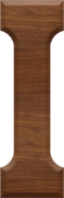 2-1/2 Inch Large Wood Letter I - IOTA