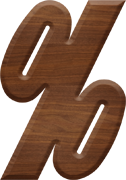 2-1/2 Inch Large Wood Letter PERCENT