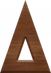 3-1/2 Inch Wood Letter DELTA