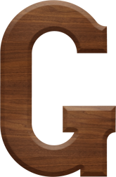 3-1/2 Inch Wood Letter G