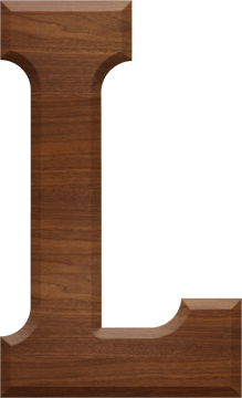 5 Inch Wood Letter L