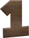 3/4 Inch Extra Small Fiesta Letter #1