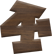 3/4 Inch Extra Small Fiesta Letter #4