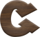 3/4 Inch Extra Small Fiesta Letter C