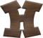 3/4 Inch Extra Small Fiesta Letter H - ETA