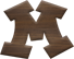 3/4 Inch Extra Small Fiesta Letter M - MU