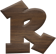 3/4 Inch Extra Small Fiesta Letter R