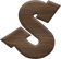 3/4 Inch Extra Small Fiesta Letter S