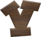 3/4 Inch Extra Small Fiesta Letter V