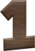 1 Inch Small Fiesta Letter #1