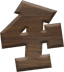 1 Inch Small Fiesta Letter #4