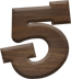 1 Inch Small Fiesta Letter #5