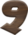 1 Inch Small Fiesta Letter #9