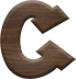 1 Inch Small Fiesta Letter C
