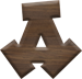 1 Inch Small Fiesta Letter DELTA