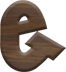 1 Inch Small Fiesta Letter E - EPSILON