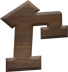 1 Inch Small Fiesta Letter GAMMA