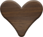 1 Inch Small Fiesta Letter HEART
