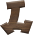 1 Inch Small Fiesta Letter L