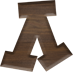1 Inch Small Fiesta Letter LAMBDA