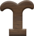 1 Inch Small Fiesta Letter UPSILON