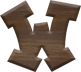 1 Inch Small Fiesta Letter W