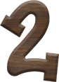 1-5/8 Inch Medium Fiesta Letter #2